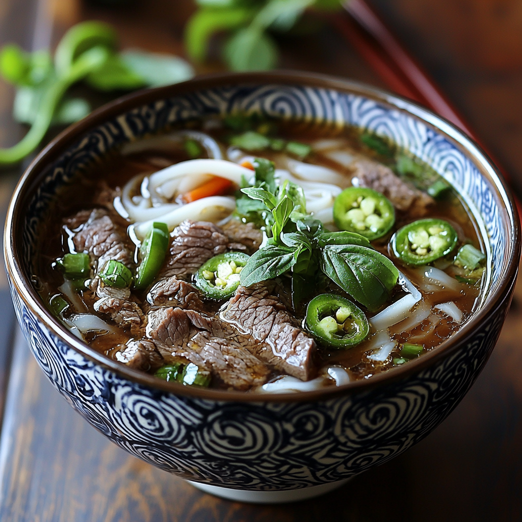 A bowl of pho at Pho O-oh Tasty